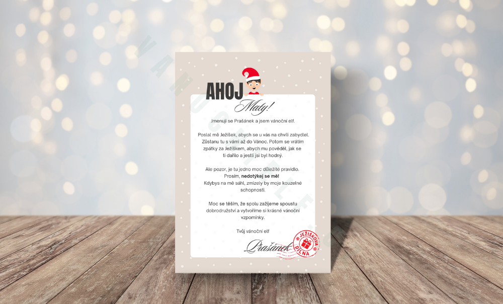 Balíček elfích tiskovin - minimalistická edice