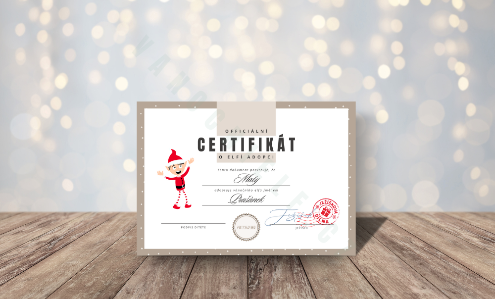 Balíček elfích tiskovin - minimalistická edice