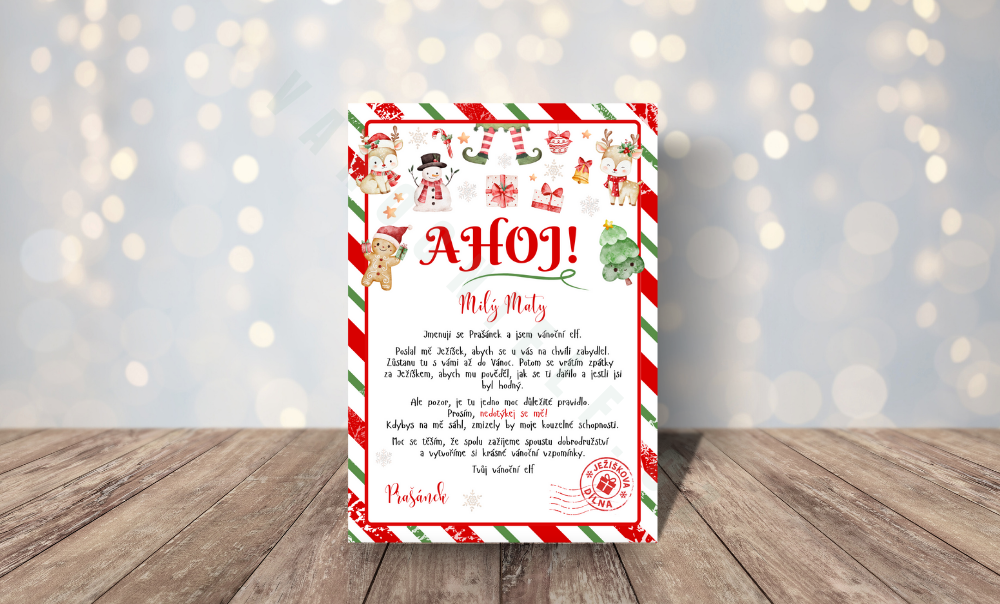 Balíček elfích tiskovin - tradiční