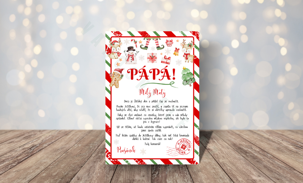 Balíček elfích tiskovin - tradiční