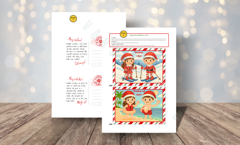 Pohlednice od elfa - tradiční